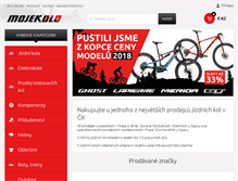 Tablet Screenshot of mojekolo.cz